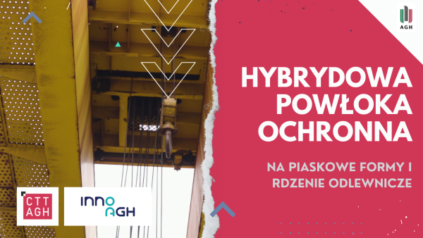 Hybrydowa powłoka ochronna na piaskowe formy i rdzenie odlewnicze