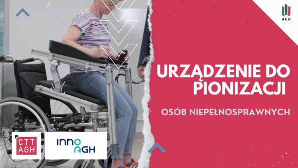 Urządzenie do pionizacji osób niepełnosprawnych